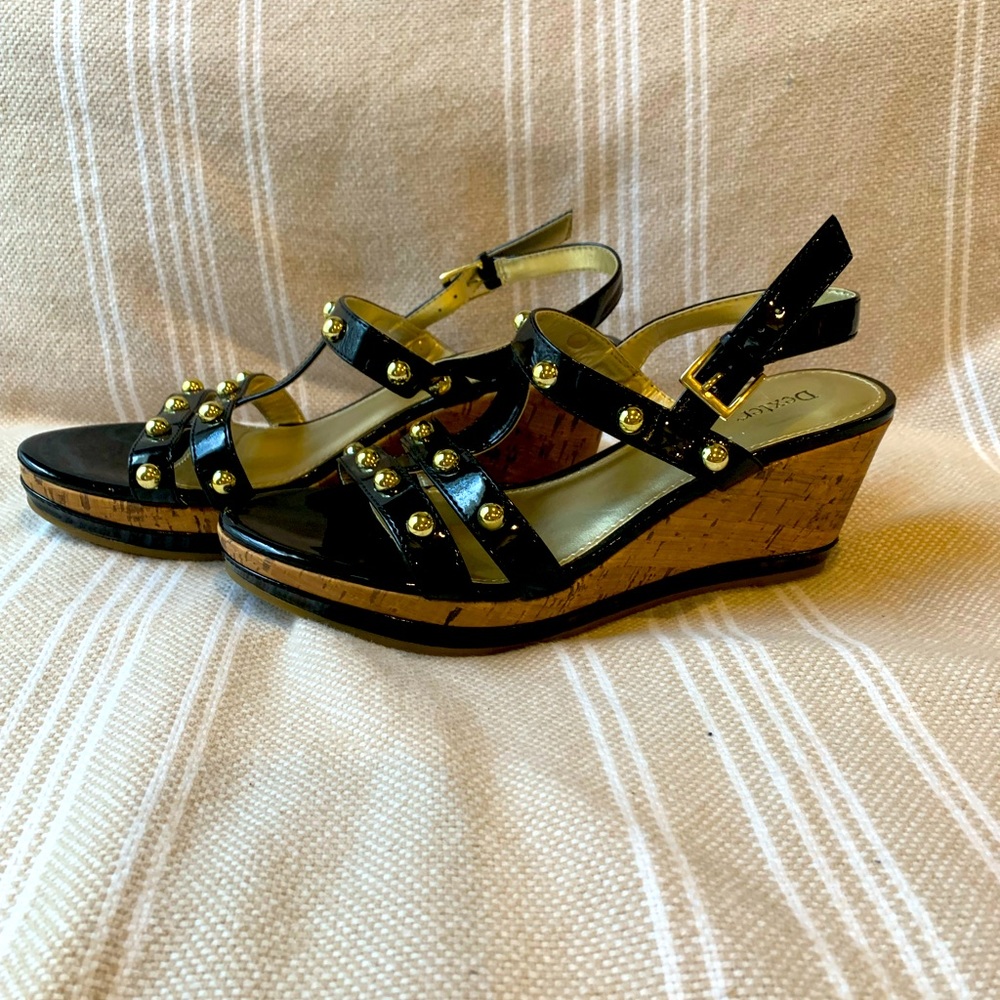 Dexter wedge sandals size 9
